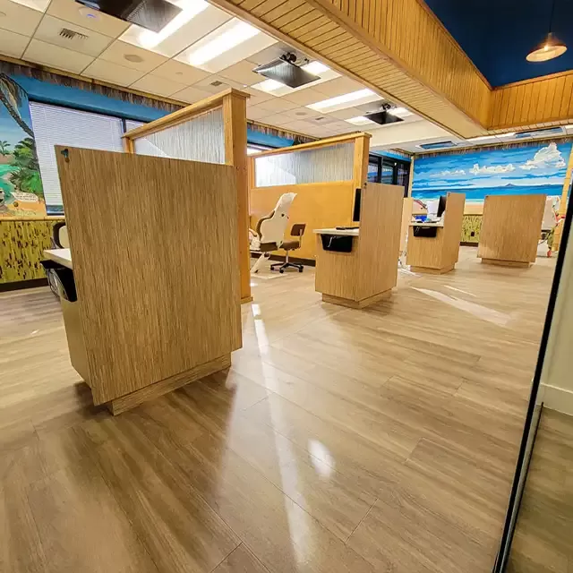 Flooring in dental suites